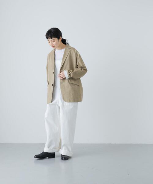 かぐれ(カグレ)の「Tailored jacket w/lining(その他アウター・レディース・ブラック/ベージュ・FREE)」の4枚目の写真