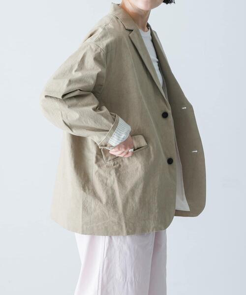 かぐれ(カグレ)の「Tailored jacket w/lining(その他アウター・レディース・ブラック/ベージュ・FREE)」の6枚目の写真