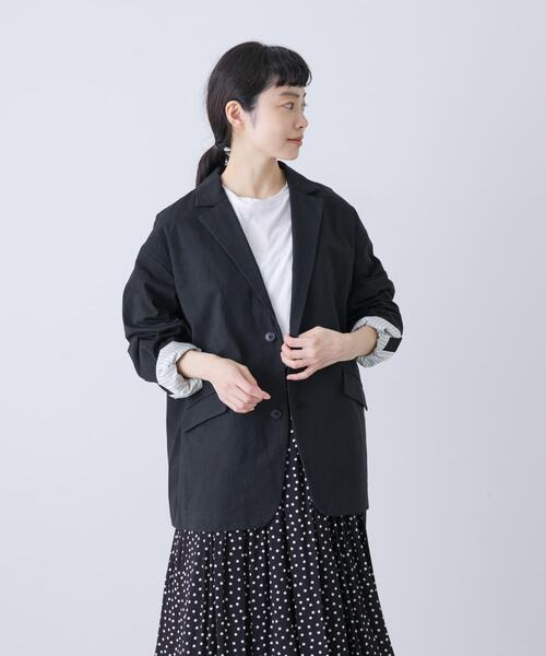 かぐれ(カグレ)の「Tailored jacket w/lining(その他アウター・レディース・ブラック/ベージュ・FREE)」の15枚目の写真