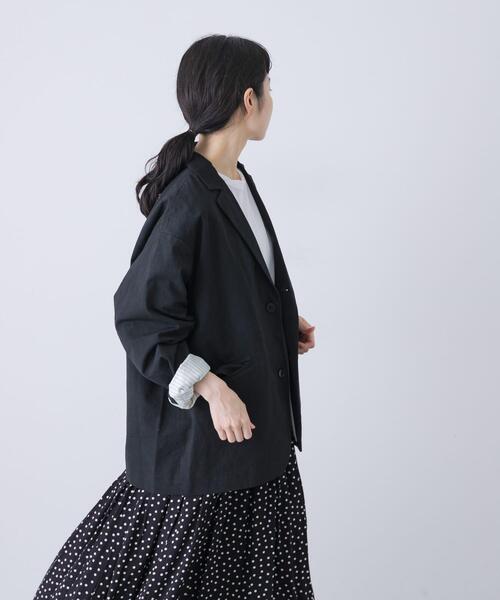 かぐれ(カグレ)の「Tailored jacket w/lining(その他アウター・レディース・ブラック/ベージュ・FREE)」の16枚目の写真