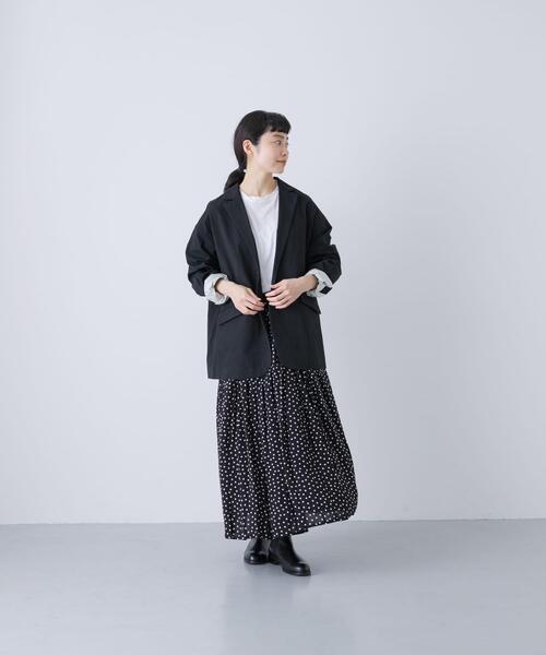 かぐれ(カグレ)の「Tailored jacket w/lining(その他アウター・レディース・ブラック/ベージュ・FREE)」の18枚目の写真