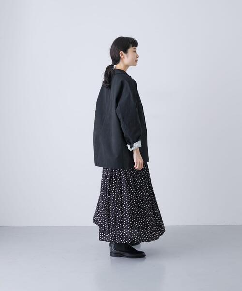 かぐれ(カグレ)の「Tailored jacket w/lining(その他アウター・レディース・ブラック/ベージュ・FREE)」の19枚目の写真