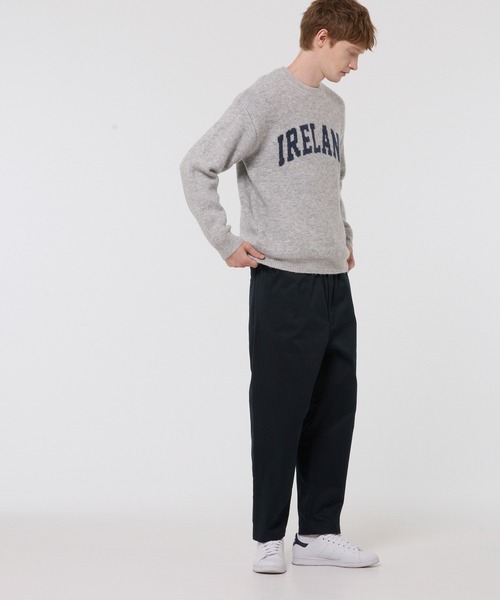 coca（coca）（コカ）の「モヘヤ風アソートロゴニットトップス（ニット/セーター・メンズ・ライトベージュ/ブルー/グリーン/ライトグレー・L/M/XL）」の8枚目の写真