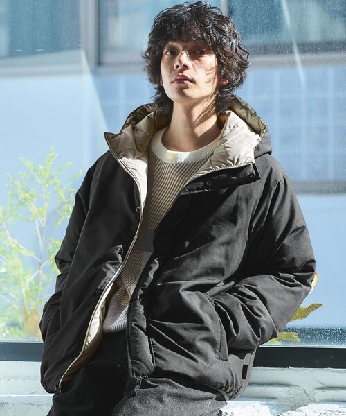 別注】＜TAION＞リバーシブル ダウン フーディ ジャケット（ダウン