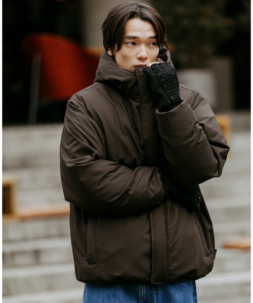 別注】＜TAION＞リバーシブル ダウン フーディ ジャケット（ダウン