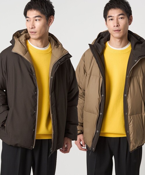 別注】＜TAION＞リバーシブル ダウン フーディ ジャケット（ダウン