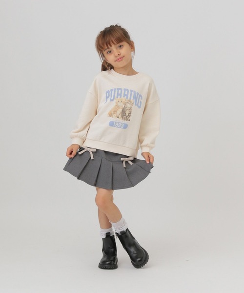 GLOBAL WORK（グローバルワーク）の「ヘビロテスウェットワイド/T/587902（スウェット・キッズ・オフホワイト/パープル系その他/ブルー系その他・120cm/110cm/100cm）」の13枚目の写真