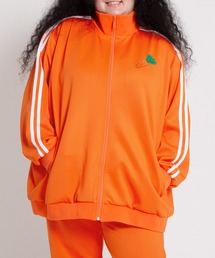 y*u様 値下中！【美品】トラックジャケット　ZETT オレンジ　Lサイズ y*u様 値下中！【美品】トラックジャケット ZETT オレンジ L