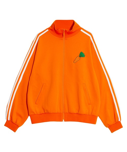 プニュズ GRLフードジャージトップ にんじん 大きいサイズ アウター オレンジ 新サイズ】フードトラックジャケット（ジャージ）｜PUNYUS（プニュズ