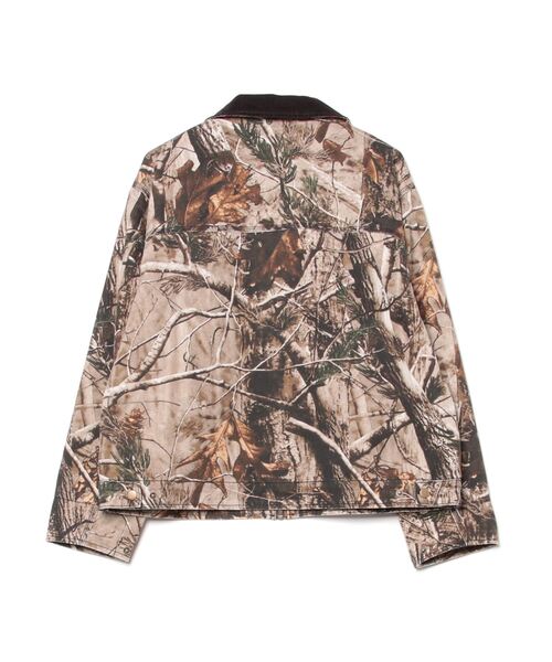 13】リアルツリーカモ 襟コーデュロイ ジャケット（ミリタリー