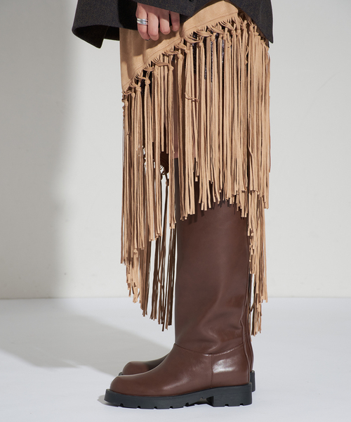 GRISE（グリーズ）の「《追加》GRISEタンクソールロングブーツ（ブーツ・レディース・ブラウン/ブラック・39/37/35）」の13枚目の写真