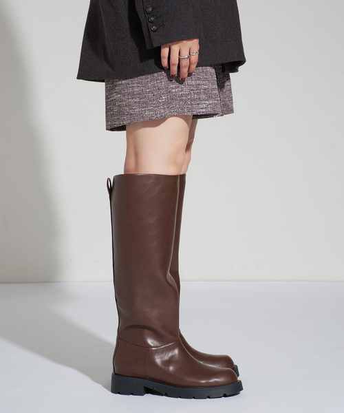 GRISE（グリーズ）の「《追加》GRISEタンクソールロングブーツ（ブーツ・レディース・ブラウン/ブラック・39/37/35）」の14枚目の写真