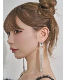 EATME | ゴージャスビジューロングピアス(ピアス(両耳用))
