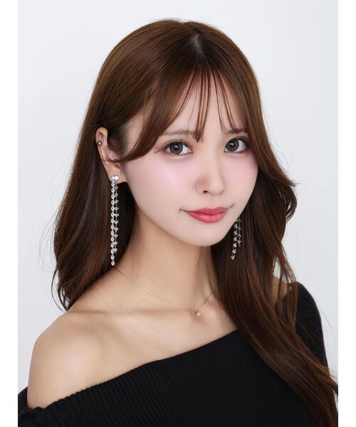 EATME（イートミー）の「ゴージャスビジューロングピアス（ピアス（両耳用）・レディース・ゴールド/シルバー・FREE）」の13枚目の写真