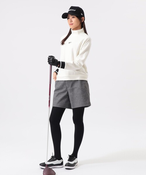 BEAMS GOLF（ビームスゴルフ）の「ORANGE LABEL / 裏起毛 ハイネック プルオーバー（スウェット・レディース・ブラック/ホワイト/グレー・LARGE/MEDIUM/SMALL）」の5枚目の写真