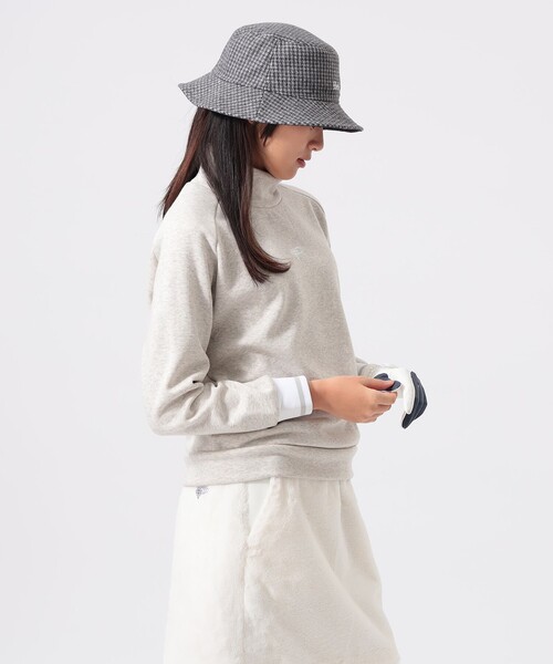 BEAMS GOLF（ビームスゴルフ）の「ORANGE LABEL / 裏起毛 ハイネック プルオーバー（スウェット・レディース・ブラック/ホワイト/グレー・LARGE/MEDIUM/SMALL）」の16枚目の写真