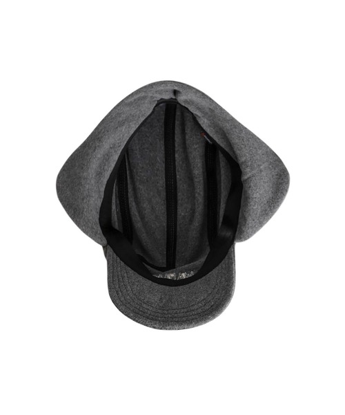 ARKnets（アークネッツ）の「MARMOT CAPITAL / マーモットキャピタル：POLARTECH FLEECE ERA FLAP CAP：24FW-G-05[PIE]（キャップ・メンズ・ライトグレー・FREE）」の3枚目の写真