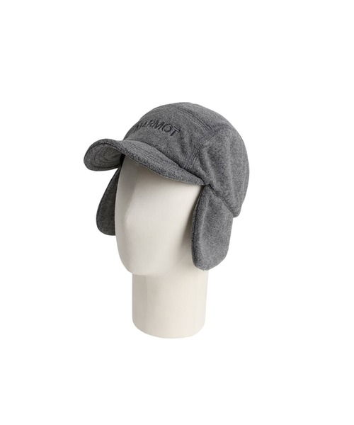 ARKnets（アークネッツ）の「MARMOT CAPITAL / マーモットキャピタル：POLARTECH FLEECE ERA FLAP CAP：24FW-G-05[PIE]（キャップ・メンズ・ライトグレー・FREE）」の4枚目の写真