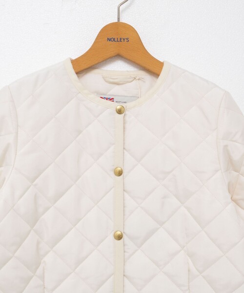 NOLLEY’S（ノーリーズ）の「【Traditional WeatherWear/トラディショナルウェザーウェア】ARKLEY MIDDLE（ブルゾン・レディース・アイボリー/ブラック・34/36）」の21枚目の写真