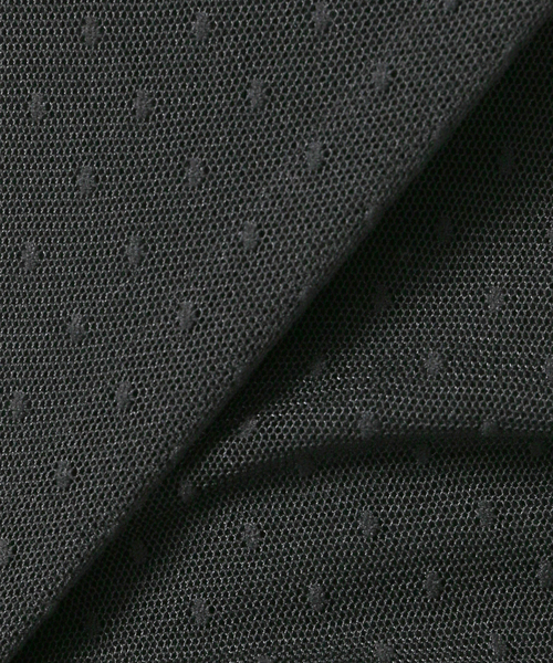 Spick & Span（スピックアンドスパン）の「《WEB限定 / 追加4》ドットチュールハイネックプルオーバー（Tシャツ/カットソー・レディース・ブラウン/ブラック/ホワイト系その他・FREE）」の5枚目の写真