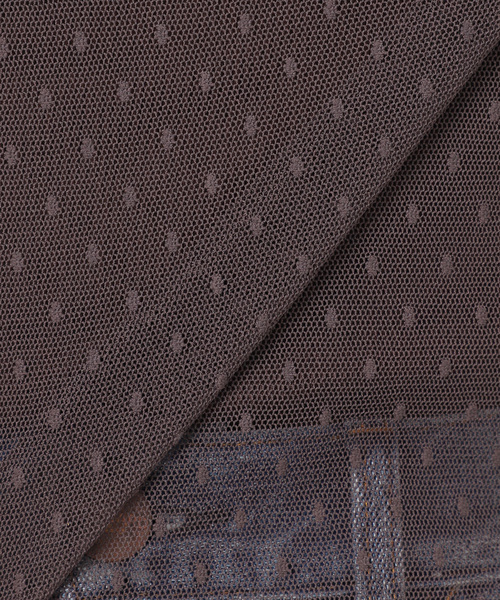 Spick & Span（スピックアンドスパン）の「《WEB限定 / 追加4》ドットチュールハイネックプルオーバー（Tシャツ/カットソー・レディース・ブラウン/ブラック/ホワイト系その他・FREE）」の12枚目の写真