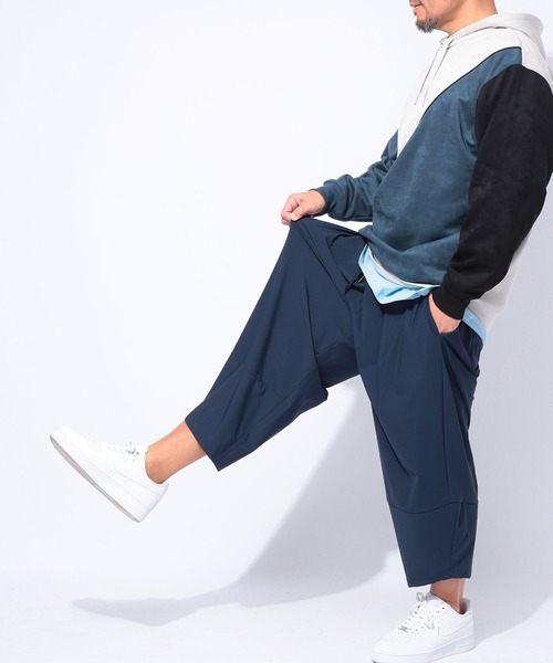 PIMLICO（ピムリコ）の「PIMLICO (ピムリコ) [WEB限定] DRY ストレッチ ピケ アラジンパンツ（その他パンツ・メンズ・ネイビー/ダークグレー/ブラック・X1(3L～4L)/X2(4L～5L)/X3(6L～7L)/X5(9L～10L)/X4(8L～9L)）」の5枚目の写真