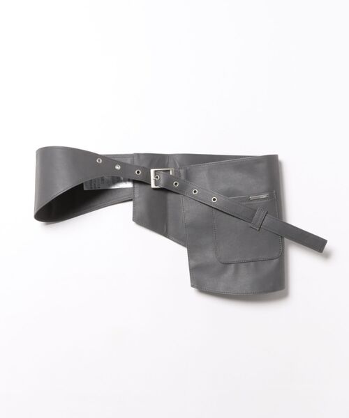 Miseki SEOUL(ミセキソウル)の「POCKET BELT BAG(ボディバッグ/ウエストポーチ・レディース・ブラック/チャコールグレー・OS)」の11枚目の写真