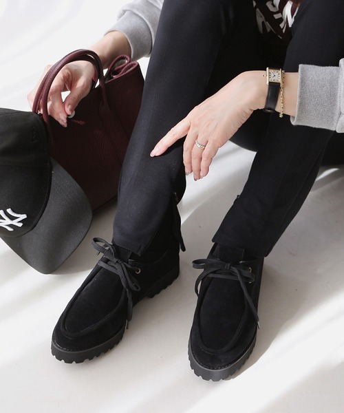 厚底チロリアンシューズ【低反発スポンジ入り】（ドレスシューズ