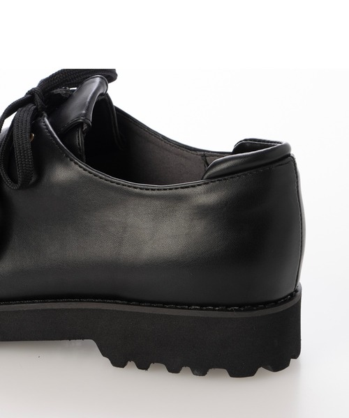 Fin（フィン）の「厚底チロリアンシューズ【低反発スポンジ入り】（ドレスシューズ・レディース・ブラック系その他/ブラック/ベージュ/ブラウン・25cm/24.5cm/24cm/23.5cm/23cm/22.5cm）」の9枚目の写真