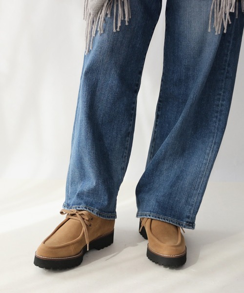 Fin（フィン）の「厚底チロリアンシューズ【低反発スポンジ入り】（ドレスシューズ・レディース・ブラック系その他/ブラック/ベージュ/ブラウン・25cm/24.5cm/24cm/23.5cm/23cm/22.5cm）」の17枚目の写真