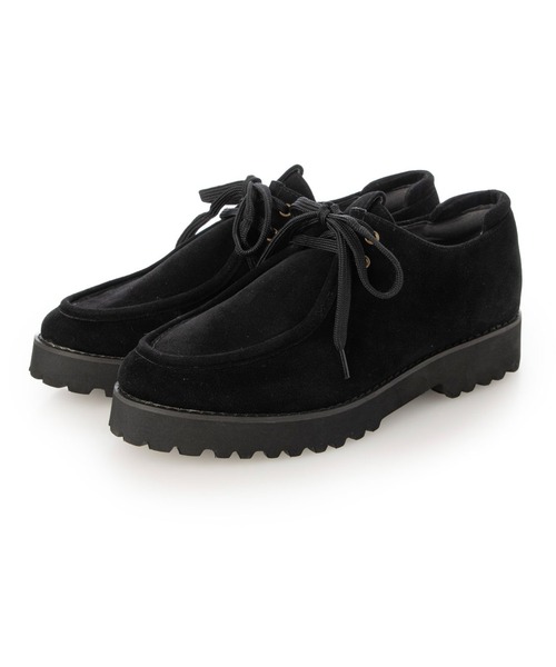 Fin（フィン）の「厚底チロリアンシューズ【低反発スポンジ入り】（ドレスシューズ・レディース・ブラック系その他/ブラック/ベージュ/ブラウン・25cm/24.5cm/24cm/23.5cm/23cm/22.5cm）」の22枚目の写真