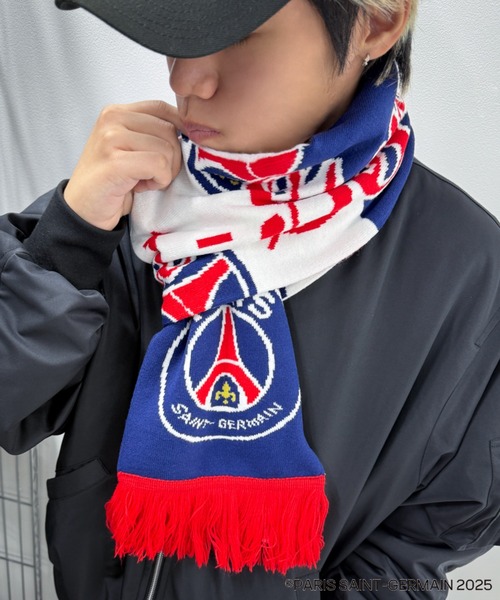 PSGマフラー♡VERDYコラボ品（日本未発売） Verdy PSG パリサンジェルマン マフラー girls don't cry サッカー