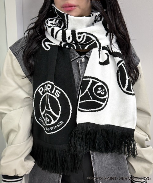 セール】WEGO/チームロゴマフラー（マフラー）｜PARIS SAINT-GERMAIN