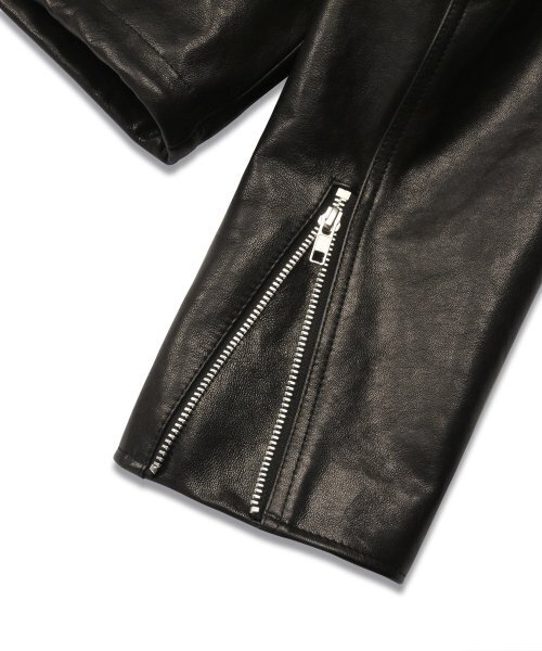 DOFFJASON(ドフジェーソン)の「プレミアムラムスキンベジタブルレーサージャケットBLACK(ライダースジャケット・メンズ・その他・X-LARGE/XX-LARGE/MEDIUM/LARGE)」の7枚目の写真
