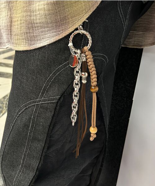 RSSC(アールエスエスシー)の「NATIVE AMERICANS KEYRING - BEIGE(キーケース/キーアクセサリー・メンズ・その他・FREE)」の5枚目の写真