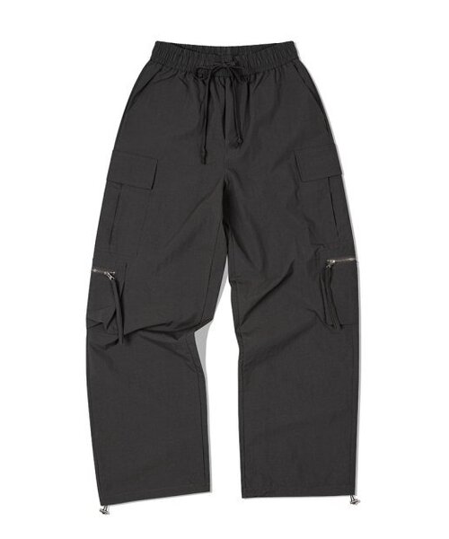 MOAA(モア)の「ラッスルジッパーカーゴパンツ(チャコール)(その他パンツ・レディース・その他・SMALL/MEDIUM)」の2枚目の写真