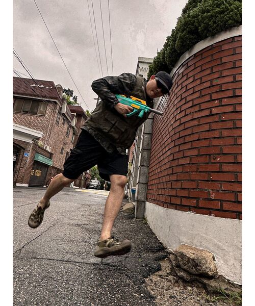 MUSINSA STANDARD（ムシンサスタンダード）の「ワイドバンディングカーゴハーフスラックス[ブラック]（スラックス・メンズ・その他・40/38/42/36/34/32/30/31/33/26/27/28/29）」の11枚目の写真