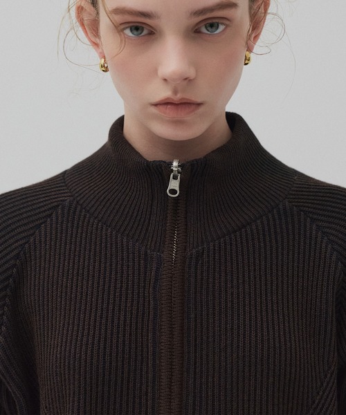 PUBLIC TOKYO（パブリックトウキョウ）の「＊完売間近＊ダブルリブリバードライバーズニット【リバーシブル/2WAY】（ニット/セーター・レディース・ベージュ/ネイビー/ピンク・FREE）」の21枚目の写真