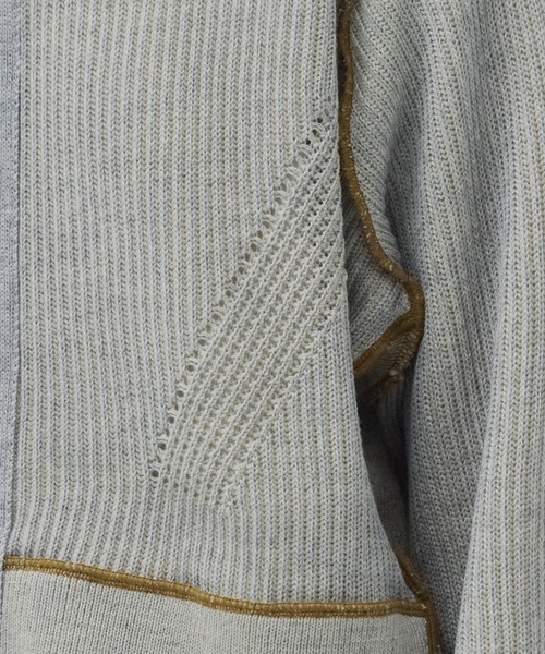 PUBLIC TOKYO（パブリックトウキョウ）の「＊完売間近＊ダブルリブリバードライバーズニット【リバーシブル/2WAY】（ニット/セーター・レディース・ベージュ/ネイビー/ピンク・FREE）」の7枚目の写真