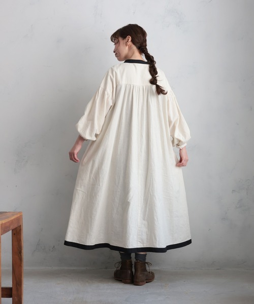 soulberry（ソウルベリー）の「黒糖ミルクのワンピース（ワンピース・レディース・アイボリー・5L/4L/3L/LL/L/M）」の16枚目の写真