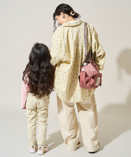 FREAK'S STORE（フリークスストア）の「THEATRE PRODUCTS × FREAK'S STORE/シアタープロダクツ 別注 撥水マルチ ペアレンツ ジャガードテープ リュックショルダー/親子で使えるバッグ/ ペアレンツバッグ（マザーズバッグ・レディース・ブラック/ピンク・ONE SIZE）」の13枚目の写真