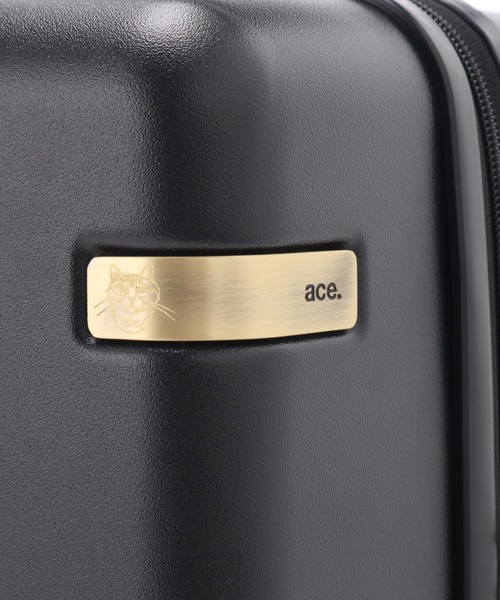 ace.(エース)の「エーストーキョー パキラ 34L 2~3泊 機内持込 静音キャスター キャスターストッパー 双輪キャスター 05781(スーツケース/キャリーバッグ・レディース・ブラック・S)」の8枚目の写真