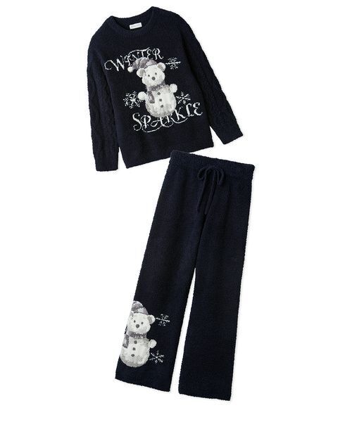 WEB限定】【Steam Whip】ホリデーベアジャガードプルオーバー×ホリデー