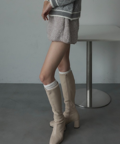 Nadana(ナダナ)の「もこもこショートパンツ(その他パンツ・レディース・オフホワイト/グレー・FREE)」の11枚目の写真