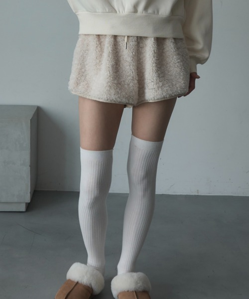 Nadana(ナダナ)の「もこもこショートパンツ(その他パンツ・レディース・オフホワイト/グレー・FREE)」の17枚目の写真