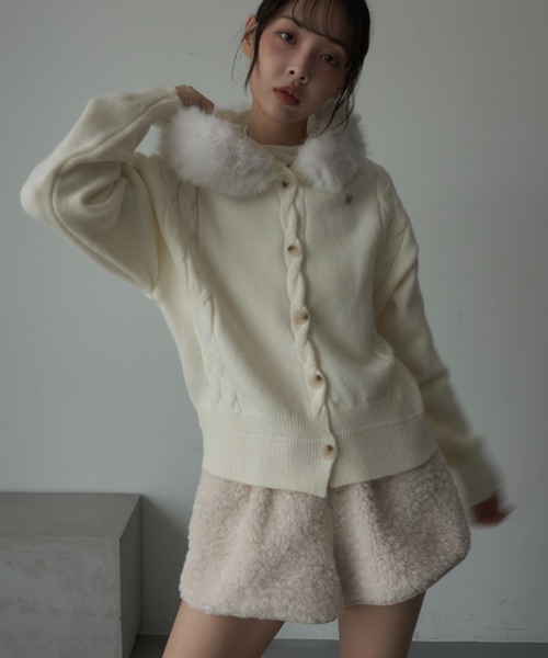Nadana(ナダナ)の「もこもこショートパンツ(その他パンツ・レディース・オフホワイト/グレー・FREE)」の19枚目の写真