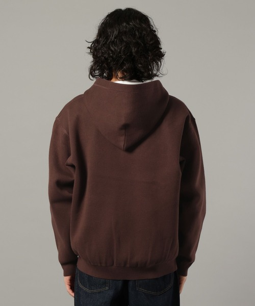 RAGEBLUE（レイジブルー）の「ダブルフェイス/ハーフジップニットパーカー（ニット/セーター・メンズ・グレー系その他/ダークブラウン・LARGE/MEDIUM）」の18枚目の写真