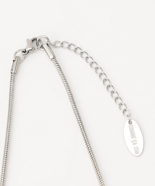 COMME CA ISM（コムサイズム）の「スネークチェーン ネックレス（ネックレス・メンズ・シルバー・FREE）」の3枚目の写真