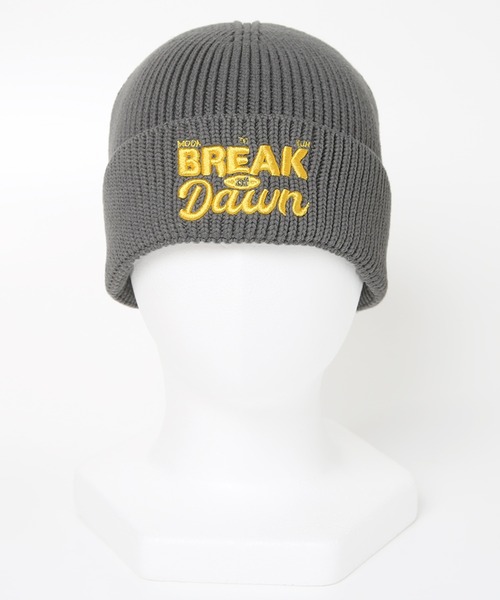 14+（イチヨンプラス）の「BREAKofDawn刺繍ワッチ（ニットキャップ/ビーニー・レディース・ホワイト/グリーン/グレー/ブルー/ブラック・FREE）」の6枚目の写真