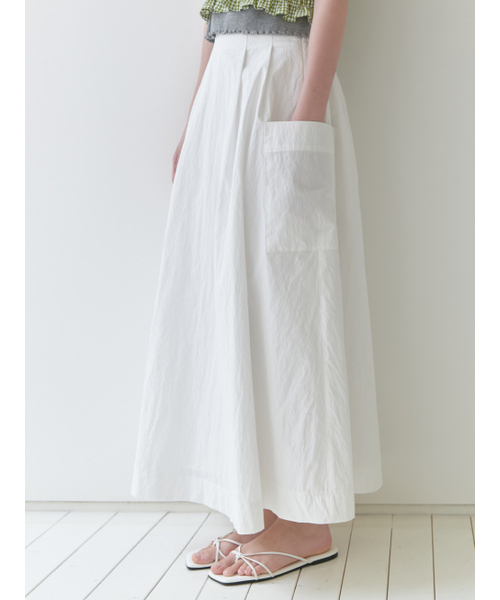 RE_L（リエル）の「Laura flare skirt (ivory)（スカート・レディース・その他・MEDIUM/SMALL）」の3枚目の写真